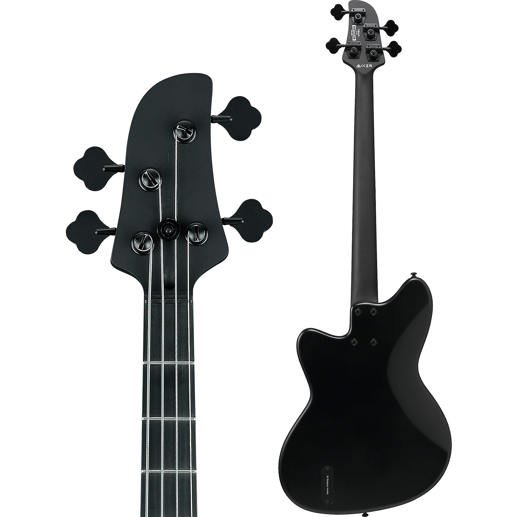 Ibanez TMB420B 4-String Electric Bass Guitar - Flat Black