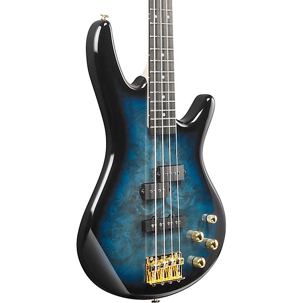 Ibanez Ibanez GSR200PC 4-String Electric Bass Guitar Transparent Marine Burst