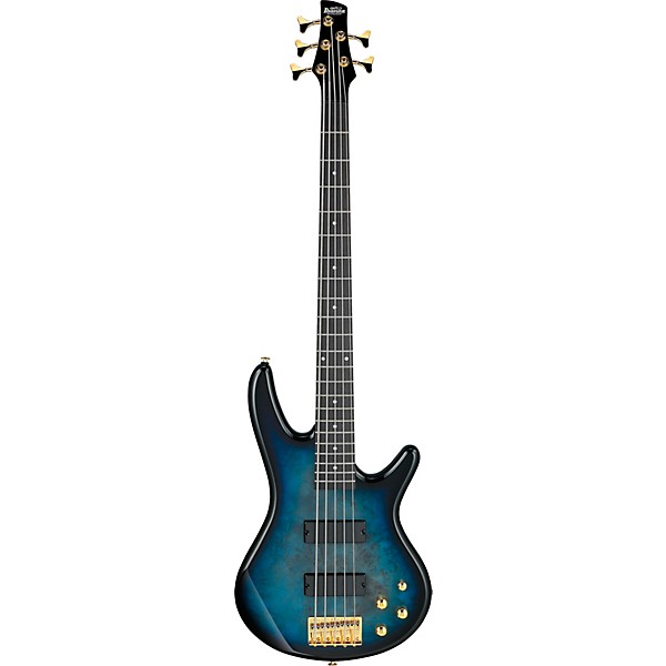 Ibanez Ibanez GSR205PC 5-String Electric Bass Guitar Transparent Marine Burst