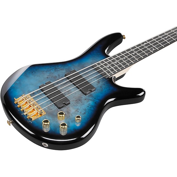 Ibanez Ibanez GSR205PC 5-String Electric Bass Guitar Transparent Marine Burst