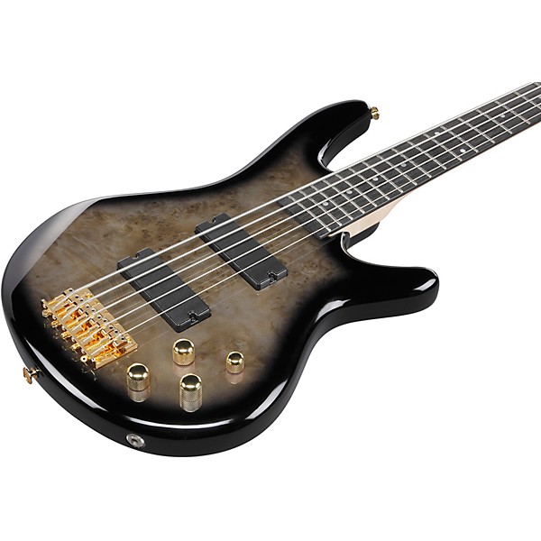 Ibanez Ibanez GSR205PC 5-String Electric Bass Guitar Transparent Pale Black Burst