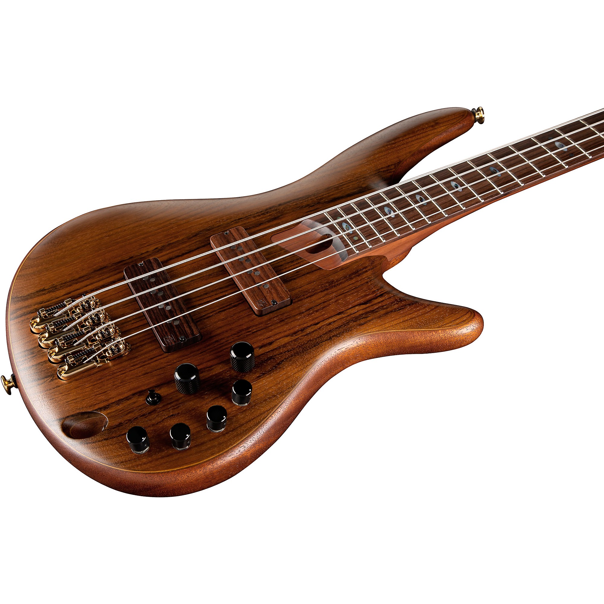 Ibanez Prestige SR5500 4-String Electric Bass Guitar Mocha Flat