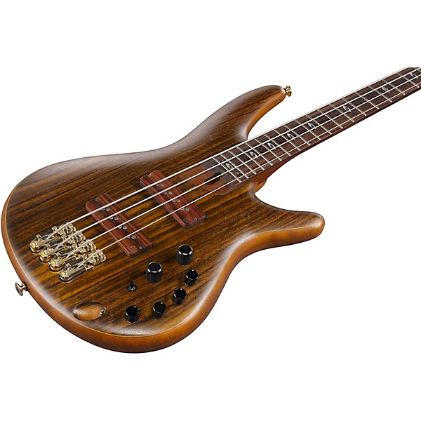 Ibanez Ibanez Prestige SR5500 4-String Electric Bass Guitar Mocha Flat