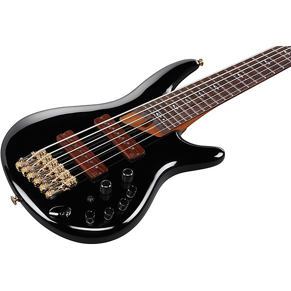 Ibanez Ibanez Prestige SR3506 6-String Electric Bass Guitar Black