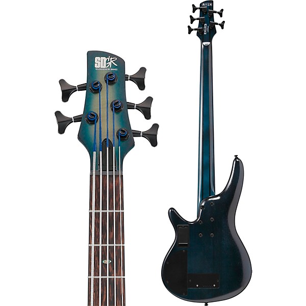 Ibanez Ibanez SRD905 5-String Electric Bass Guitar Cosmic Blue Starburst Low Gloss