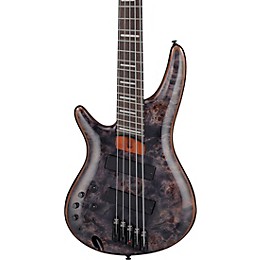 Ibanez Ibanez Left-Handed SRMS805L 5-String Multi Scale Electric Bass Guitar Deep Twilight