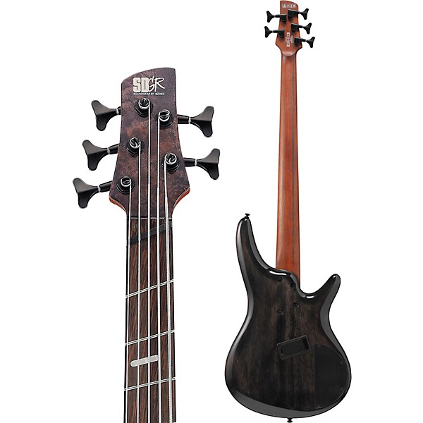 Ibanez Ibanez Left-Handed SRMS805L 5-String Multi Scale Electric Bass Guitar Deep Twilight