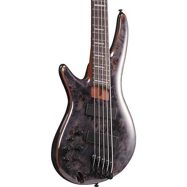 Ibanez Ibanez Left-Handed SRMS805L 5-String Multi Scale Electric Bass Guitar Deep Twilight