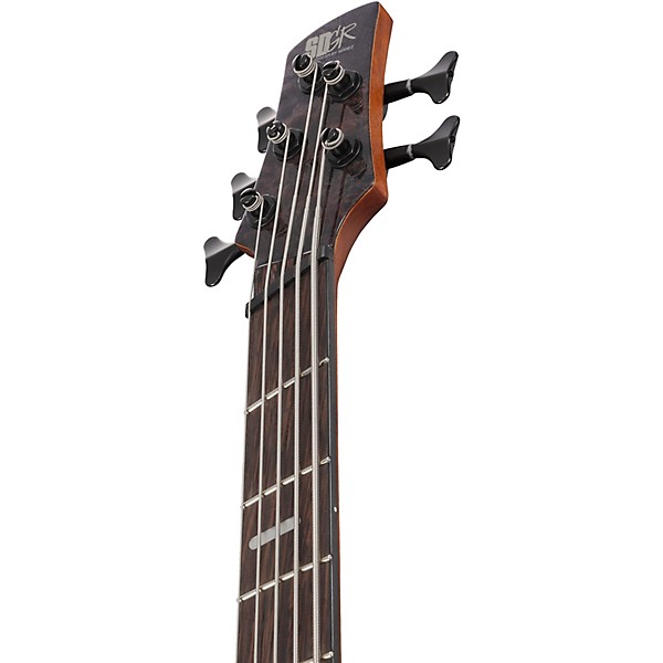 Ibanez Ibanez Left-Handed SRMS805L 5-String Multi Scale Electric Bass Guitar Deep Twilight