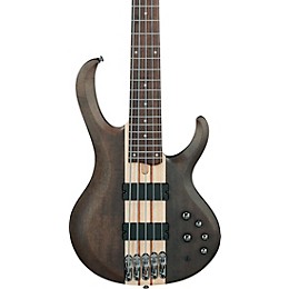 Ibanez Ibanez BTB605 5-String Electric Bass Guitar Transparent Gray Flat