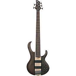 Ibanez Ibanez BTB605 5-String Electric Bass Guitar Transparent Gray Flat