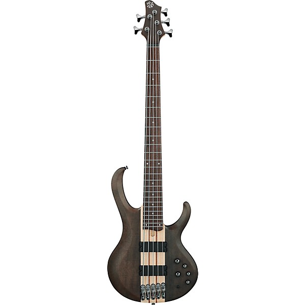 Ibanez Ibanez BTB605 5-String Electric Bass Guitar Transparent Gray Flat