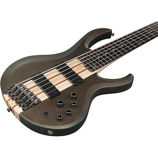 Ibanez Ibanez BTB606 6-String Electric Bass Guitar Transparent Gray Flat