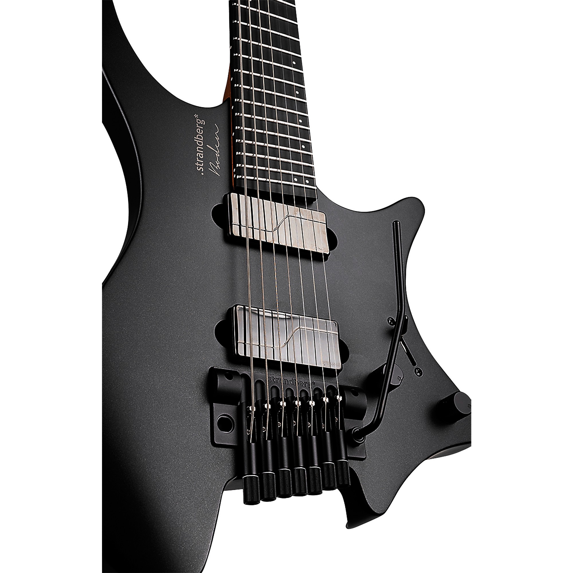 strandberg Boden Metal NX 7 Tremolo Electric Guitar Black Granite