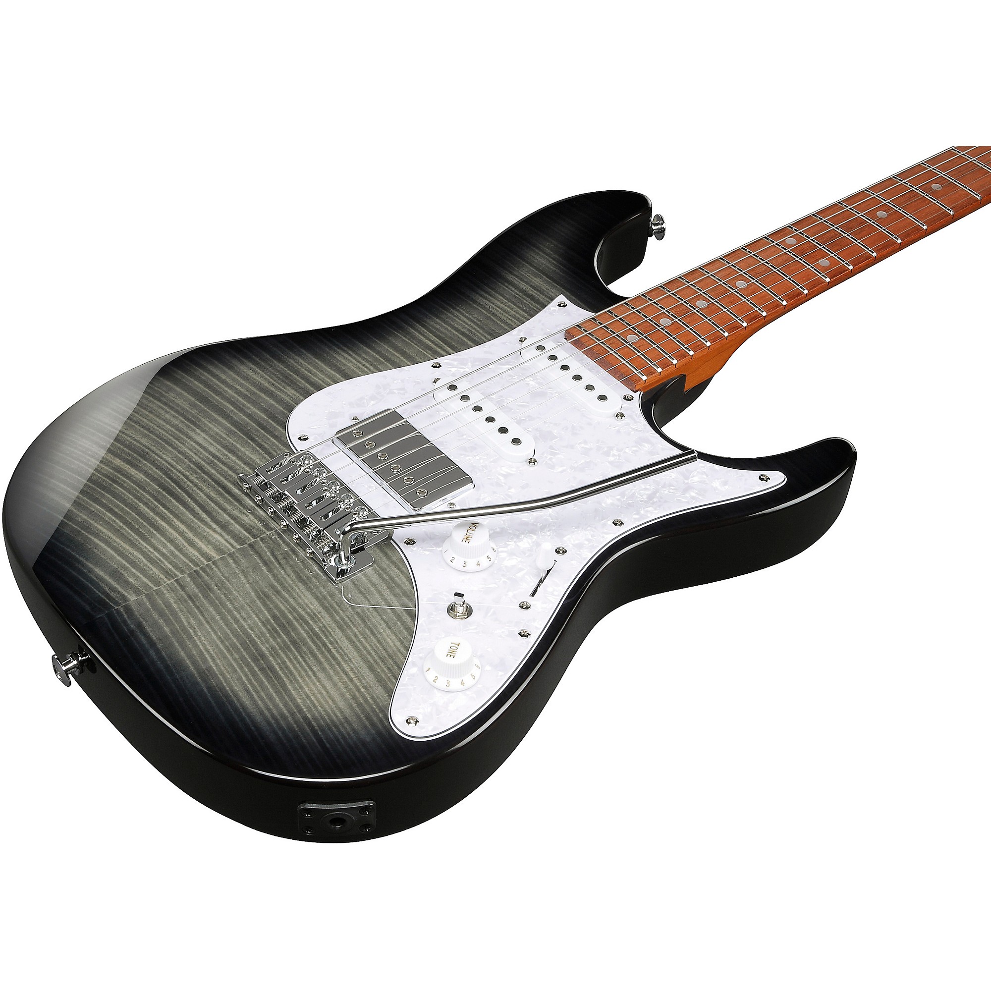 Ibanez AZ22S1 Standard Electric Guitar Transparent Black