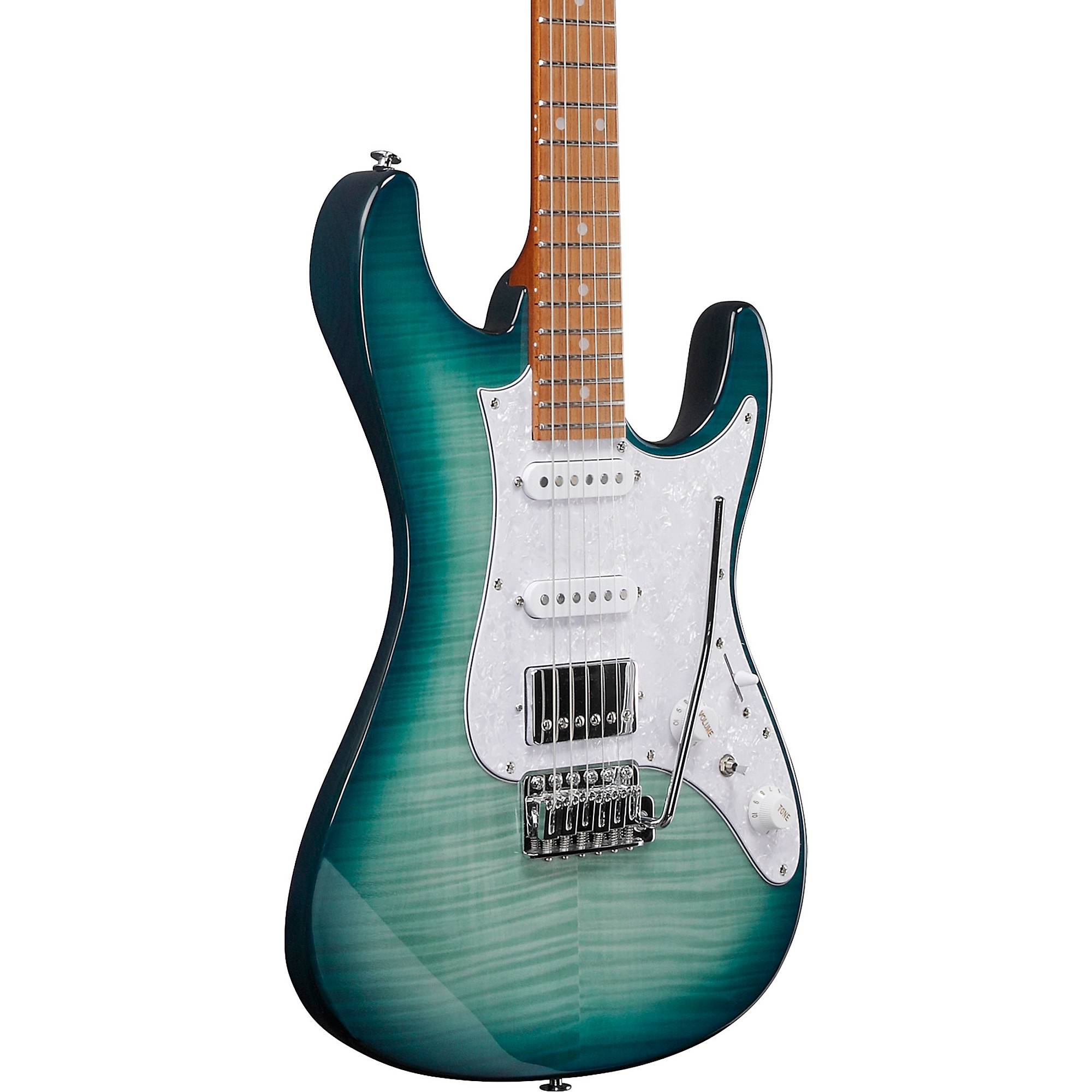 Ibanez AZ22S1 Standard Electric Guitar Transparent Turquoise Burst