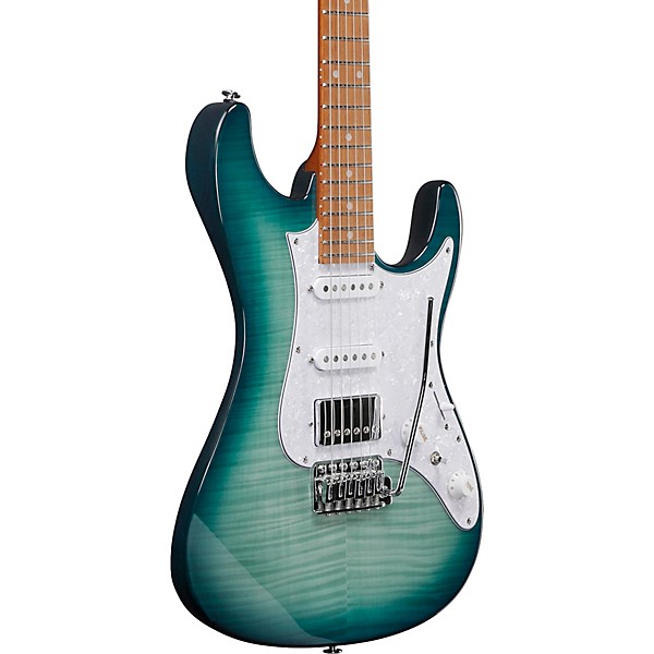 Ibanez AZ22S1 Standard 6str Electric Guitar Transparent Turquoise Burst