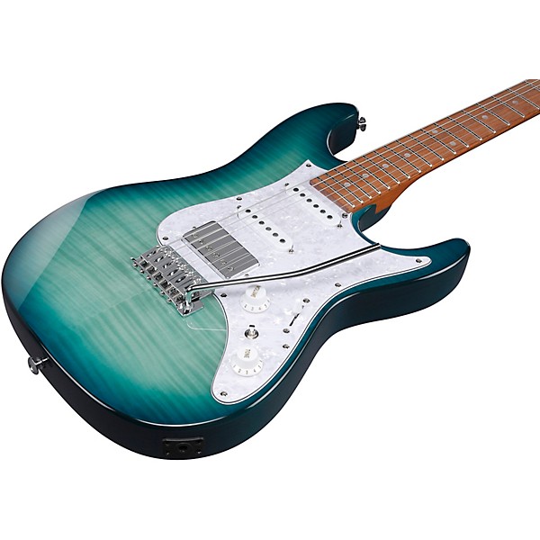 Ibanez AZ22S1 Standard 6str Electric Guitar Transparent Turquoise Burst