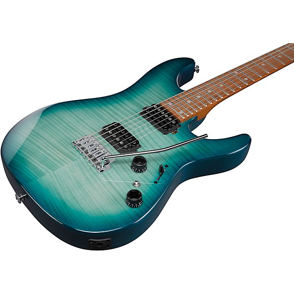 Ibanez AZ24S1 Standard 6str Electric Guitar Transparent Turquoise Burst