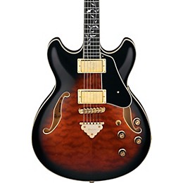 Ibanez Artcore Expressionist AS93QMSP Semi-Hollowbody Electric Guitar Dark Brown Sunburst