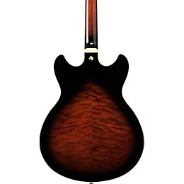 Ibanez Artcore Expressionist AS93QMSP Semi-Hollowbody Electric Guitar Dark Brown Sunburst