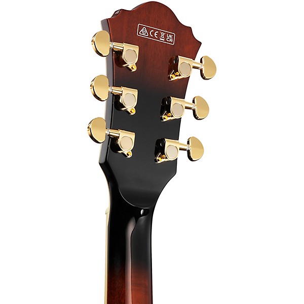Ibanez Artcore Expressionist AS93QMSP Semi-Hollowbody Electric Guitar Dark Brown Sunburst