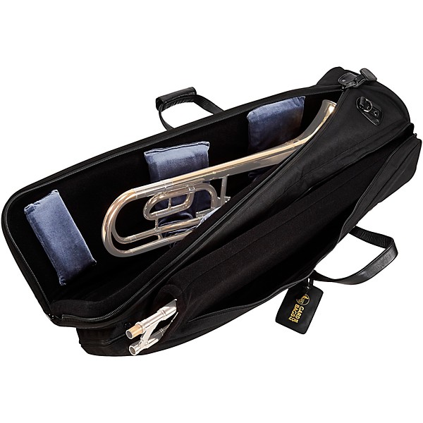 Gard 21-MSK Standard Pro Series Black Synthetic Tenor Trombone Gig Bag with Exterior Handslide Storage for up to 8.5-inch ...