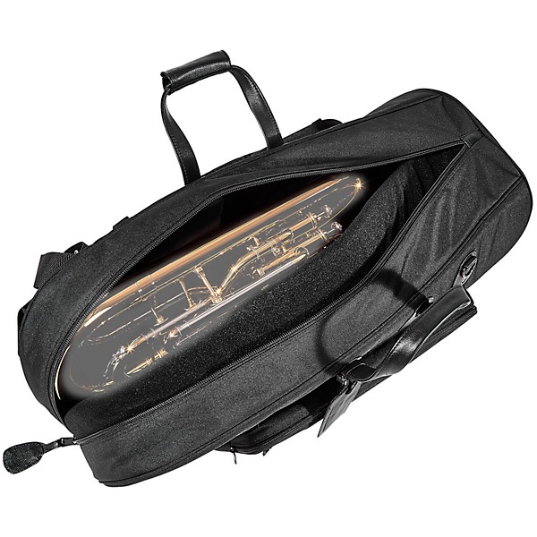 Gard 51-MSK Standard Pro Series Black Synthetic Bell Up or Bell Forward Euphonium Gig Bag