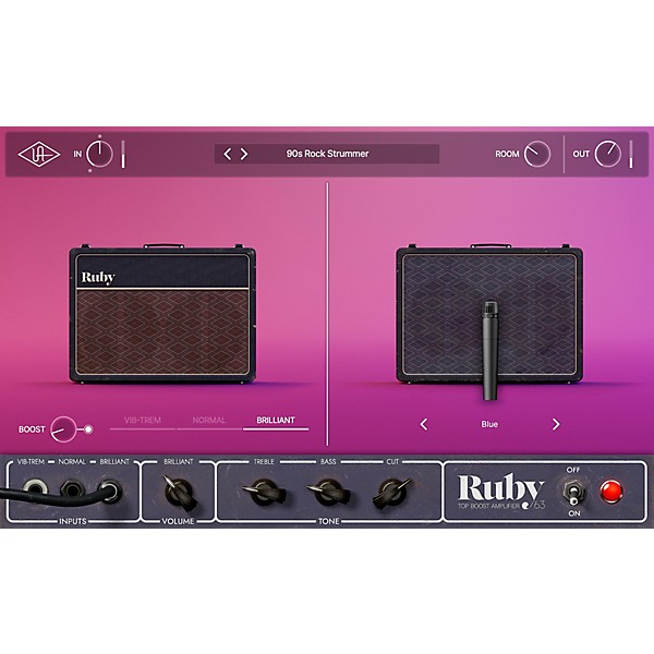 Universal Audio UAD Ruby '63 Top Boost Amp