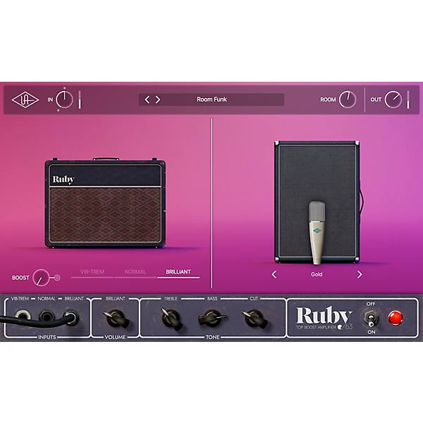 Universal Audio UAD Ruby '63 Top Boost Amp