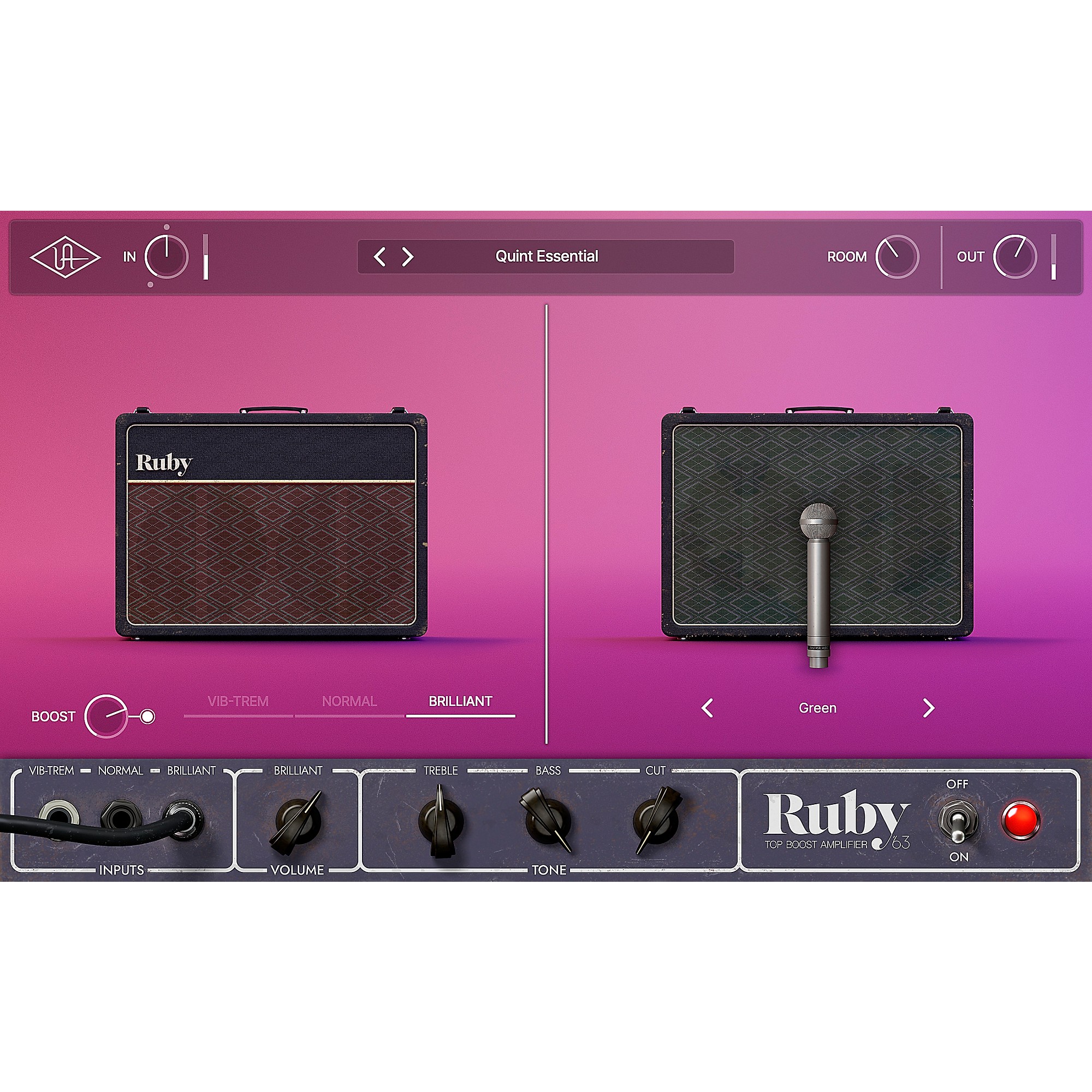 Universal Audio UAD Ruby '63 Top Boost Amp Plug-in | Guitar Center