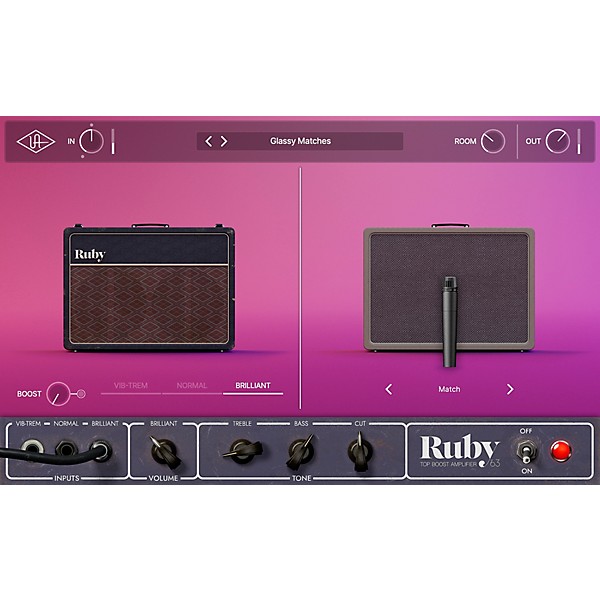 Universal Audio UAD Ruby '63 Top Boost Amp