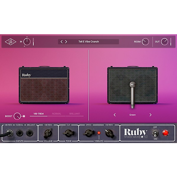 Universal Audio UAD Ruby '63 Top Boost Amp