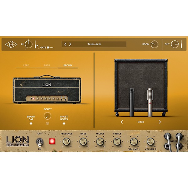 Universal Audio UAD Lion '68 Super Lead Amp