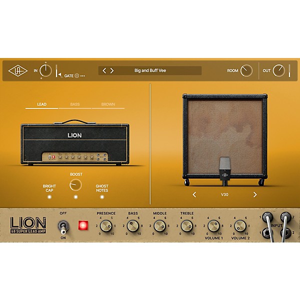 Universal Audio UAD Lion '68 Super Lead Amp