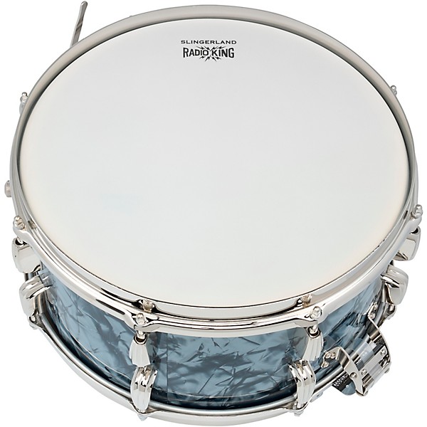 Slingerland Limited-Edition Radio King Finish Ply Maple Snare Drum 14 x 7 in. Black Diamond Pearl