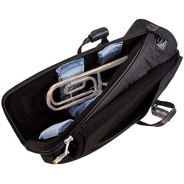 Gard 23-MSK Standard Pro Series Black Synthetic Bass Trombone Gig Bag with Exterior Handslide Storage for up to 9-inch Bell