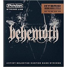 Dunlop Behemoth Hybrid Wound Nickel 5-String Bass Strings 50 - 125