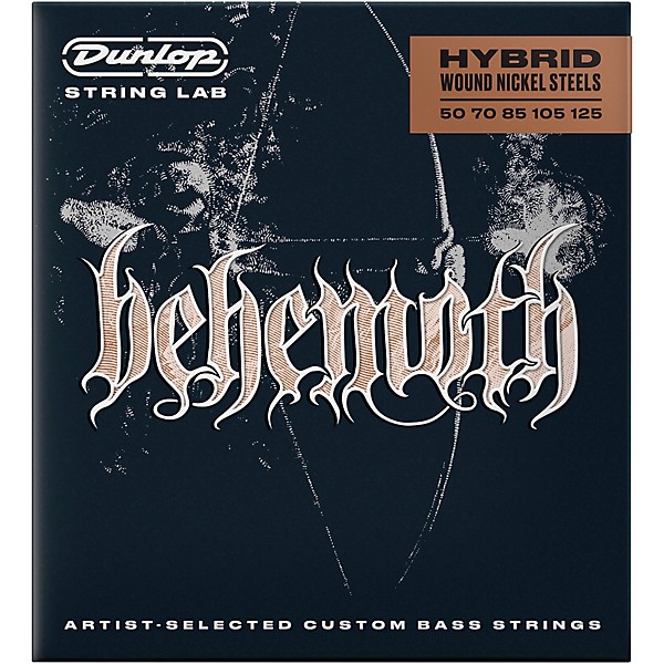 Dunlop Behemoth Hybrid Wound Nickel 5-String Bass Strings 50 - 125