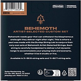 Dunlop Behemoth Artist-Selected Custom Nickel Electric Guitar Strings 11 - 56