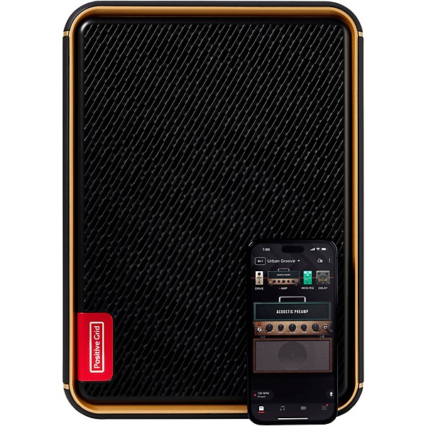 Positive Grid Spark EDGE Portable 4-Channel Smart Amp & PA Black