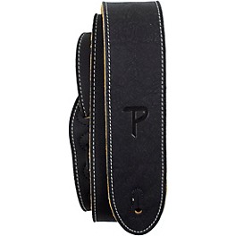 Perri's Suede Leather Guitar Strap Chocolate 2 in. Perri's Suede Leather Guitar Strap Black 2 in.