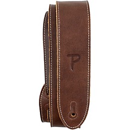 Perri's Suede Leather Guitar Strap Chocolate 2 in.