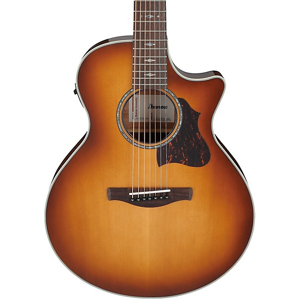 Ibanez AE3007FMH 7-String Grand Auditorium Acoustic-Electric Guitar Tobacco Edge Burst