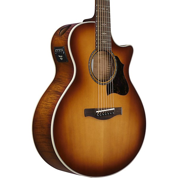 Ibanez AE3007FMH 7-String Grand Auditorium Acoustic-Electric Guitar Tobacco Edge Burst