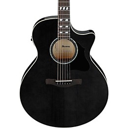 Ibanez AE170 Grand Auditorium Acoustic-Electric Guitar - Transparent Black