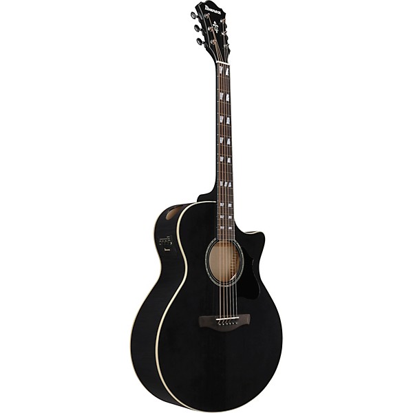 Ibanez AE170 Grand Auditorium Acoustic-Electric Guitar - Transparent Black