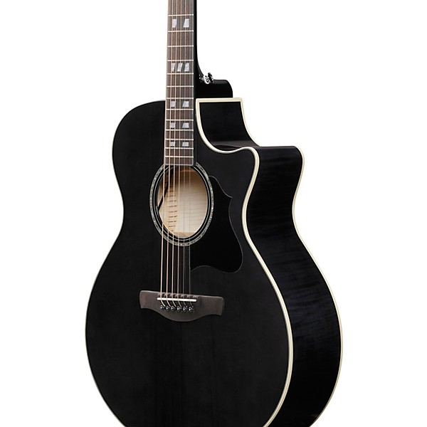 Ibanez AE170 Grand Auditorium Acoustic-Electric Guitar - Transparent Black