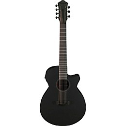 Ibanez AEG721 7-String Grand Concert Acoustic-Electric Guitar Blackout Flat