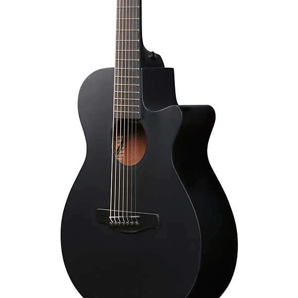 Ibanez AEG721 7-String Grand Concert Acoustic-Electric Guitar Blackout Flat